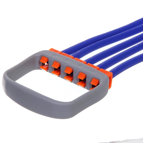 Эспандер универсальный с регулируемой нагрузкой Sportage, 11-55 кг, синий_5