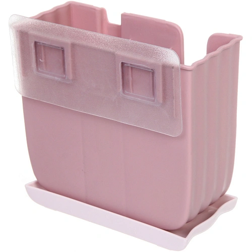 Подставка для столовых приборов SEGRETO 167,515см 3секции пыльная роза_5