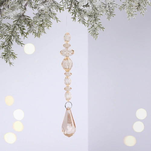 Подвеска "Волшебная льдинка" 18 см, Шампань