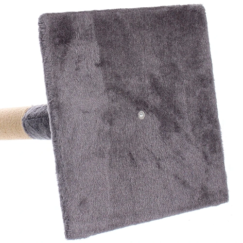 Когтеточка на подставке Счастливый хвост!, цвет серый, 303042см  d-6см_4