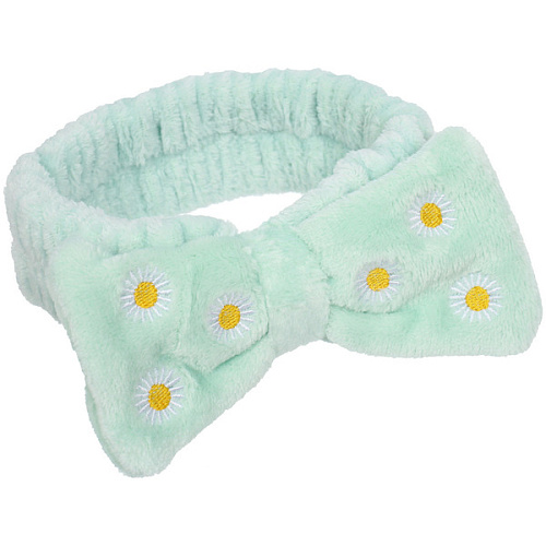 Повязка на голову New collection Vostok - Ромашки, цвет сиреневый и голубой, 206см ( упаковка белый ZIP пакет )_6