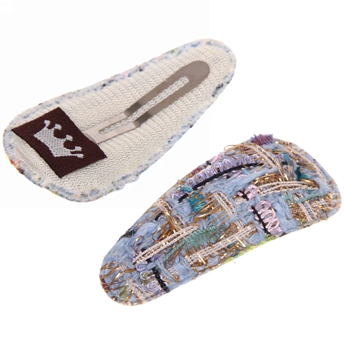 Зажимы для волос 2шт New collection - Marina, микс 6 цветов, 62,5см_13