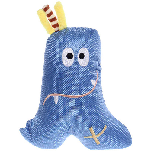 Игрушка для кошек мягкая Монстрик, цвет голубой, шуршалка и пищалка, 1212см (лейбл)_3