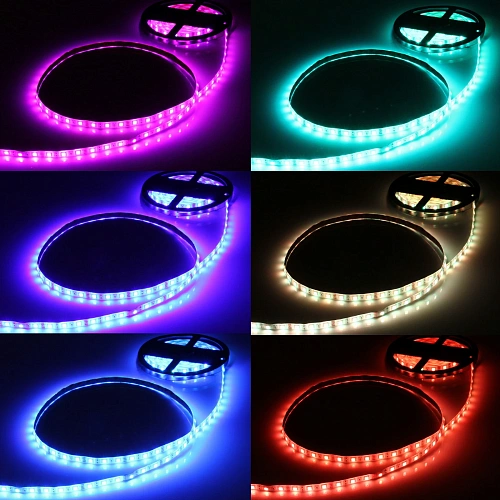 Гирлянда для дома Лента светодиодная самоклейка 5м10мм, 270 ламп LED, 7 цветов, с пультом, степень защиты IP64_24