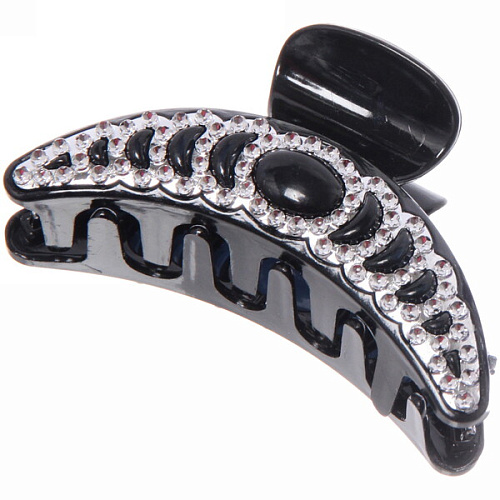 Заколка-краб для волос на блистере Emily Collection - Lily, микс 6 цветов, 7,5см _12