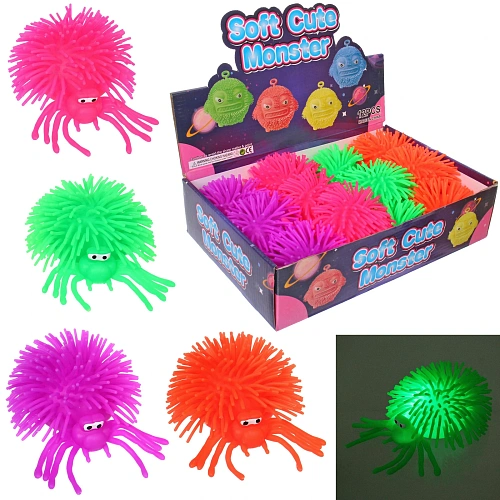 Игрушка "Паук", 13,5*11 см, с подсветкой, микс СТИКЕР НА ВЛОЖЕНИИ