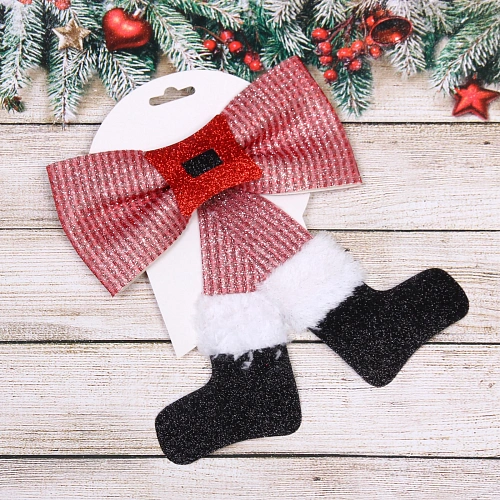 Бант на ёлку Веселье 1820 см, Красный_3