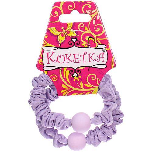 Резинки для волос 2шт Мята, бусинки, микс 5 цветов, d-5см (Кокетка)_3