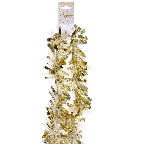 Мишура Блеск 2 м 9 см, ШампаньБелый_4