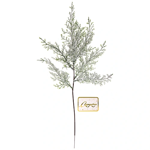 Ветка декоративная Сказочный иней 50 см_2
