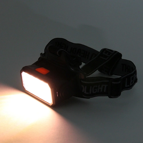Фонарь налобный 6 режимов, 15LED, аккумуляторная батарея 800mAh USB 5115_10